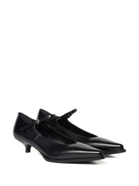Miu Miu 35Mm Brushed Leather Pumps