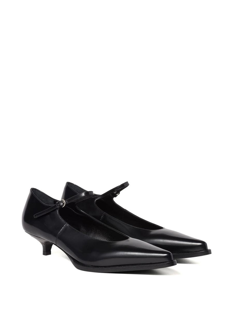 Miu Miu 35Mm Brushed Leather Pumps