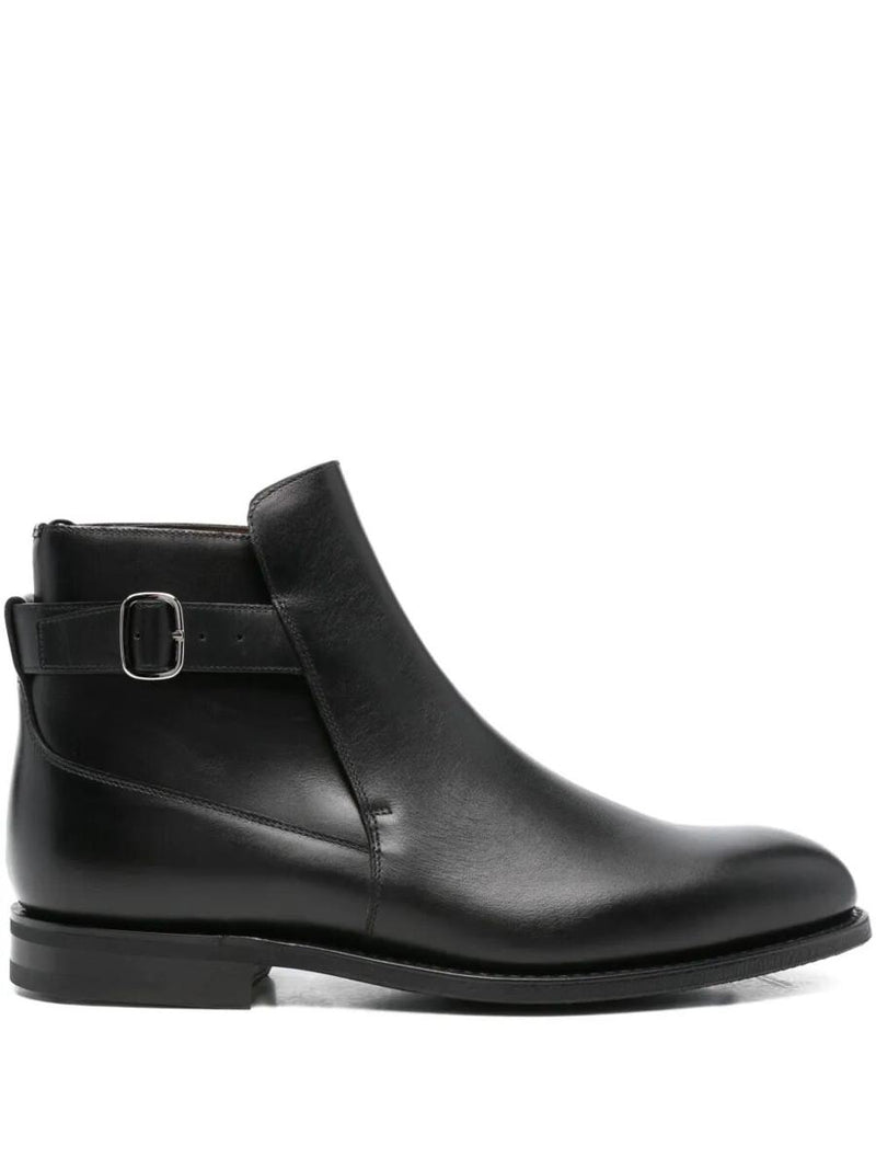 Church'S Buckle-Fastening Leather Ankle Boots Shoes
