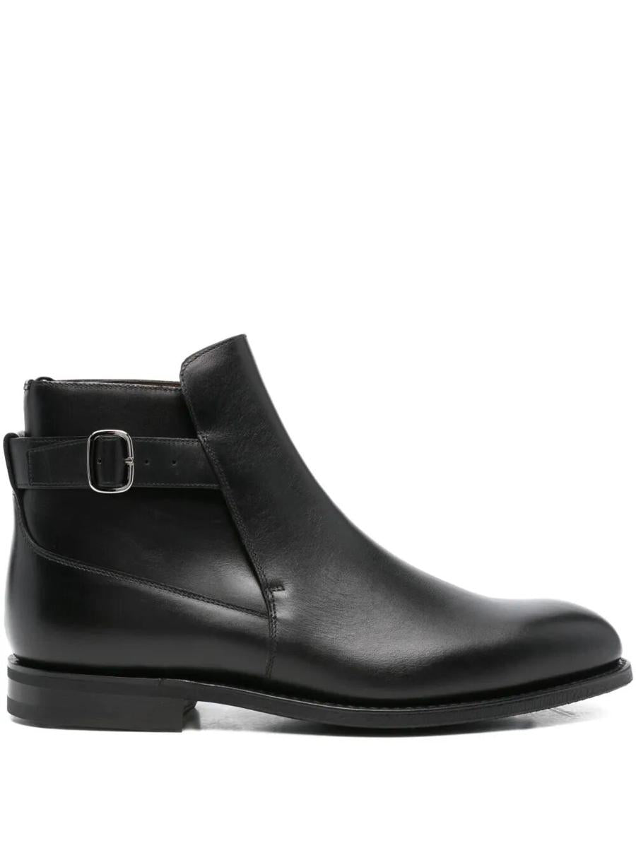 Church'S Buckle-Fastening Leather Ankle Boots Shoes