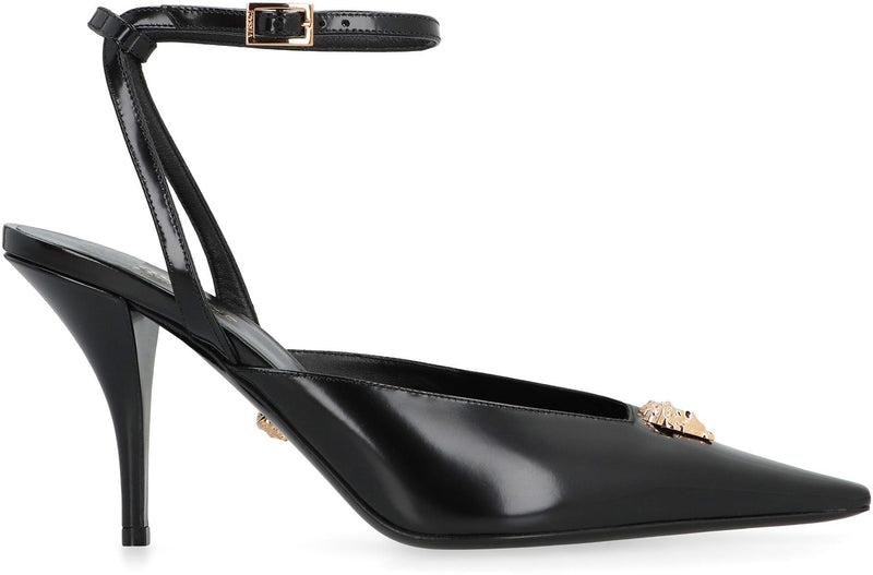 Versace Leather Slingback Pumps