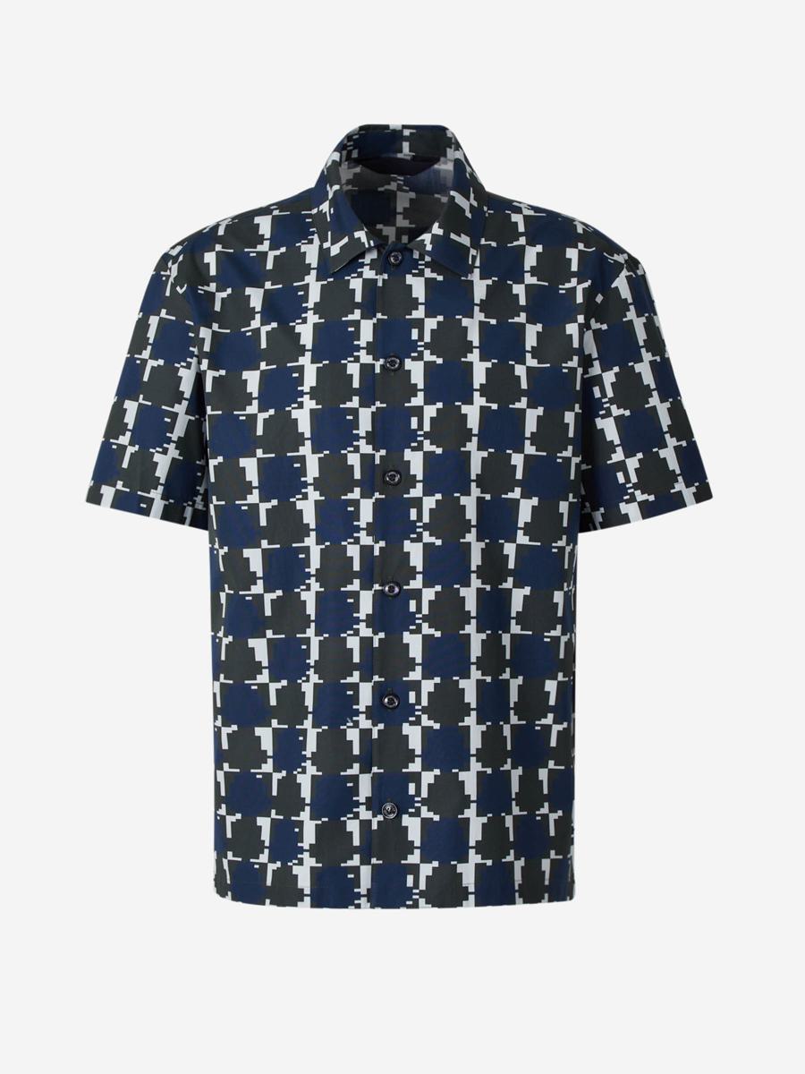 Moncler Geometric Motif Shirt