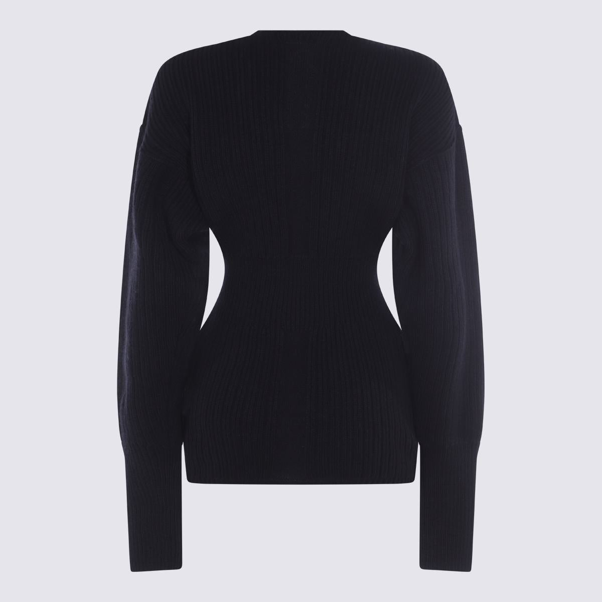 Rick Owens Black Wool Knitwear
