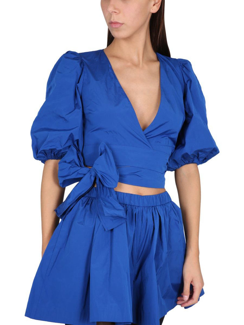 Red Valentino Taffeta Top