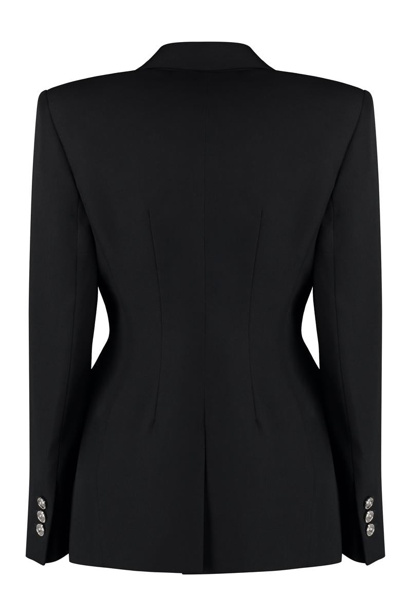 Versace Wool Single-Breasted Blazer