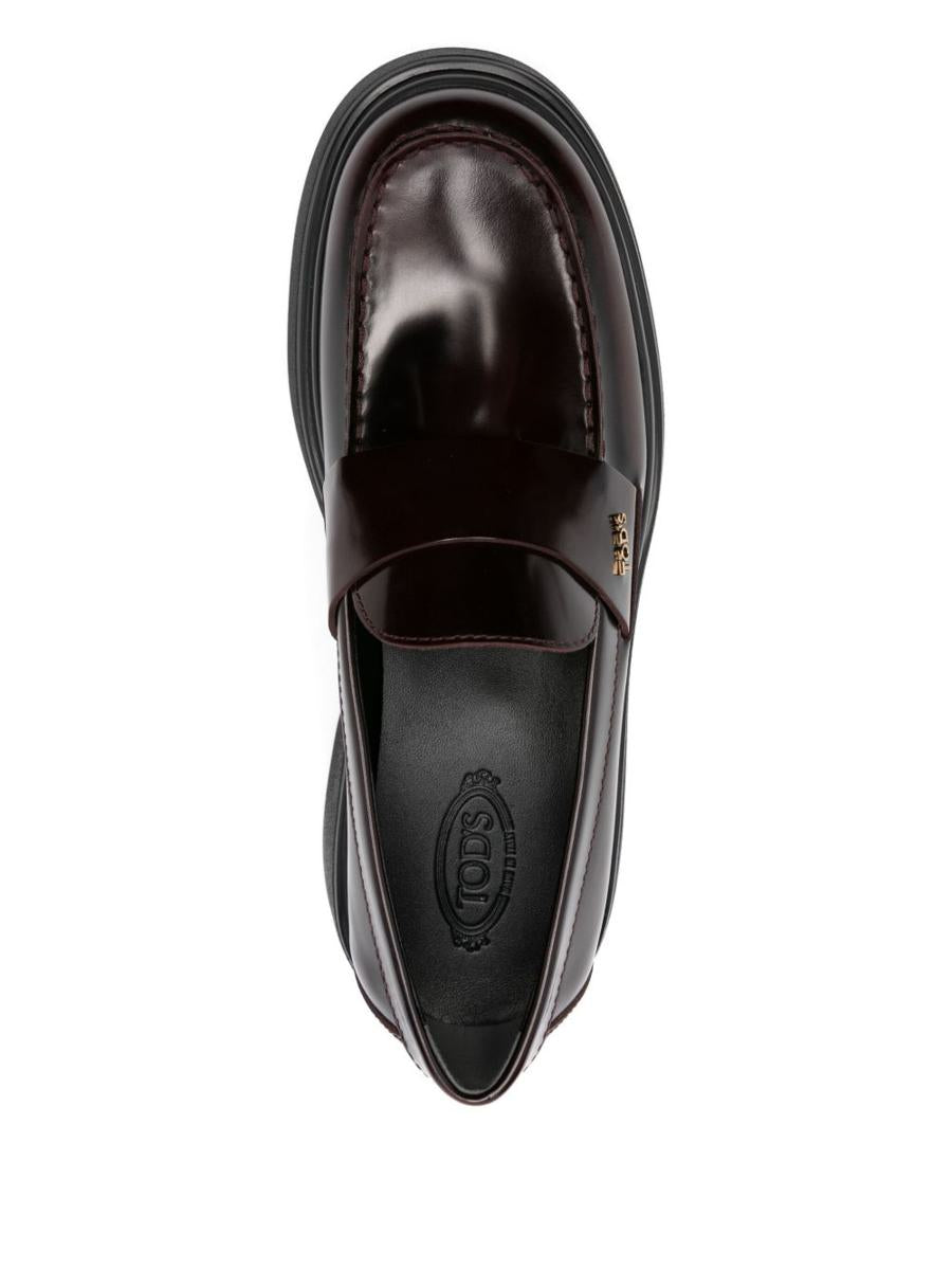 Tod'S Leather Platform Loafers
