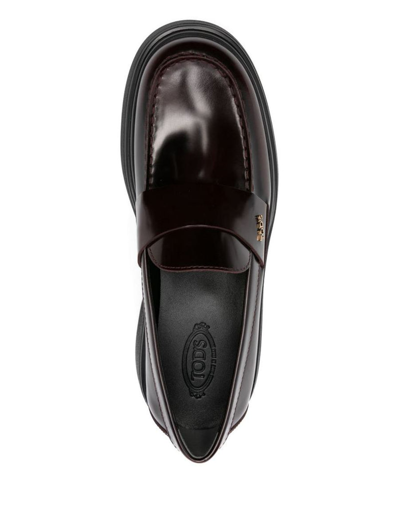 Tod'S Leather Platform Loafers