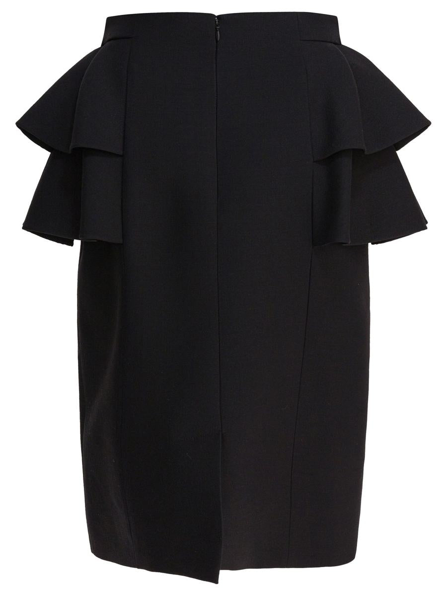Valentino Garavani Wool And Silk Midi Skirt