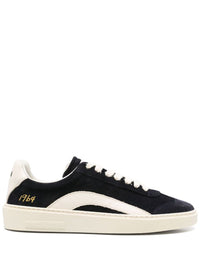 DSQUARED2 Black And White Calfskin Sneakers