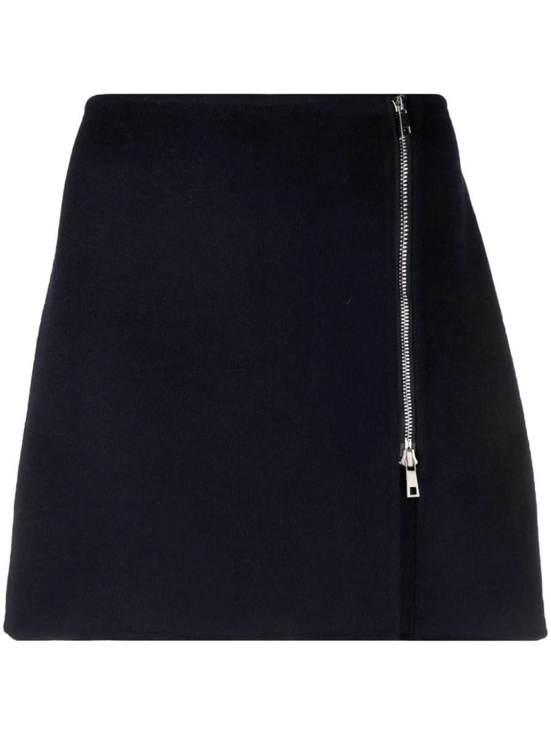 P.A.R.O.S.H. A-Line Side Zip-Fastening Miniskirt