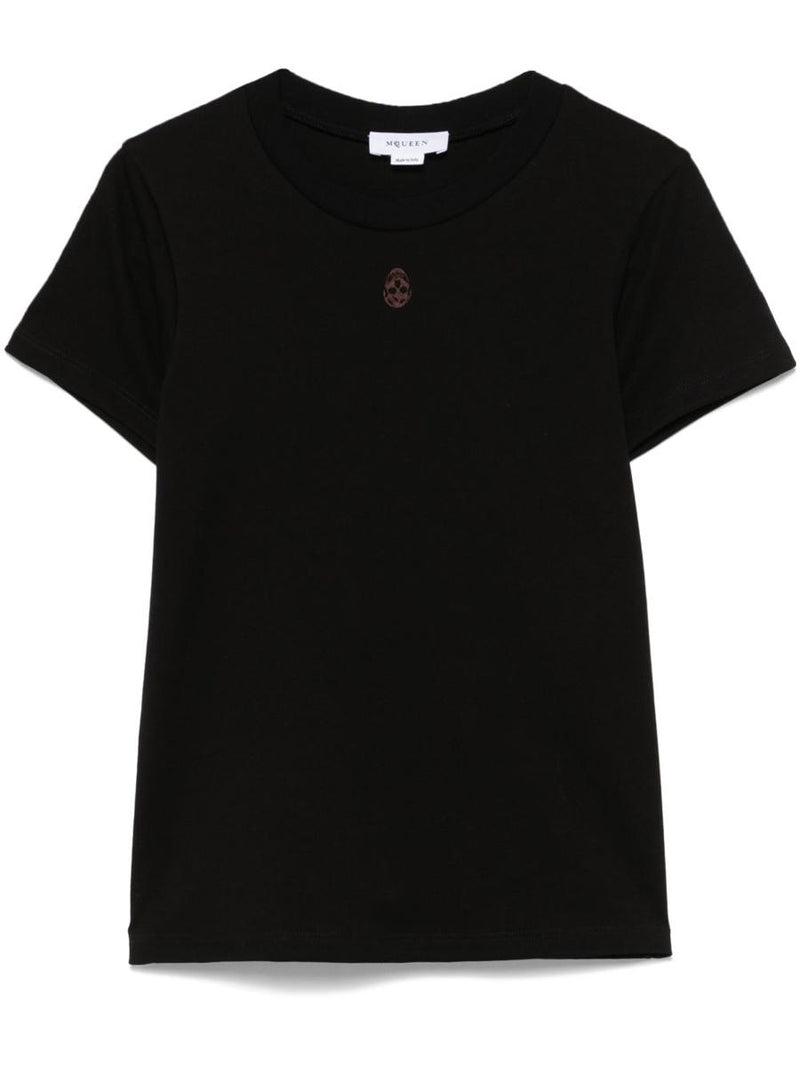 Alexander McQueen Skull Cotton T-Shirt