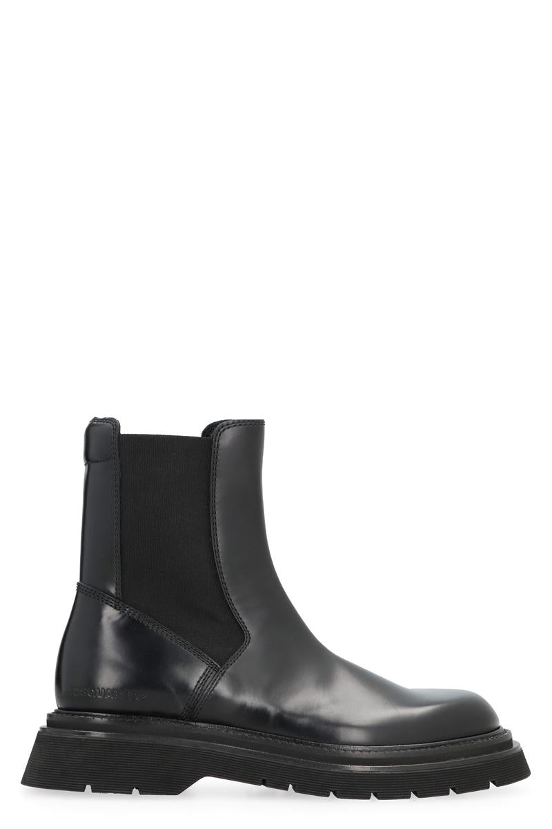 DSQUARED2 Leather Chelsea Boots