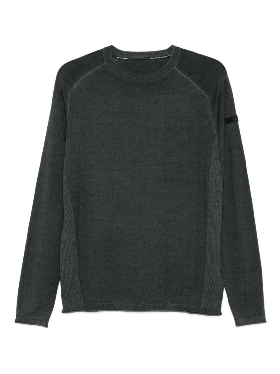RRD Grey Wool Crewneck Sweater