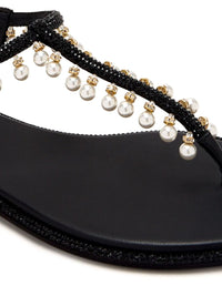 René Caovilla Diana Pearls Sandals