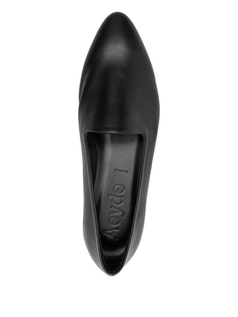 Aeyde Vanna Nappa Leather Black Shoes