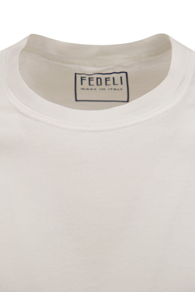 Fedeli Long-Sleeved Organic Cotton T-Shirt