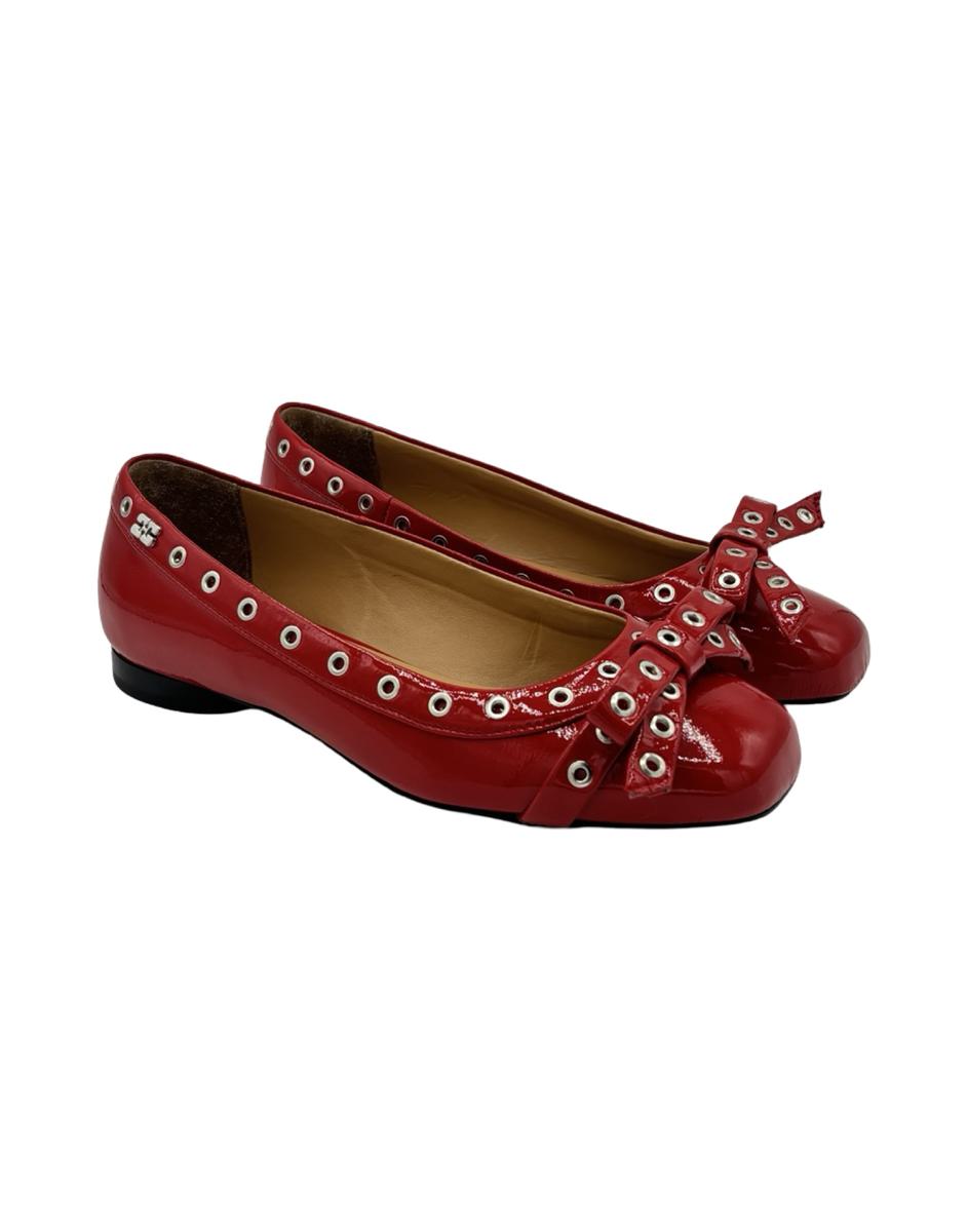 Ganni Ballerina-Slippers