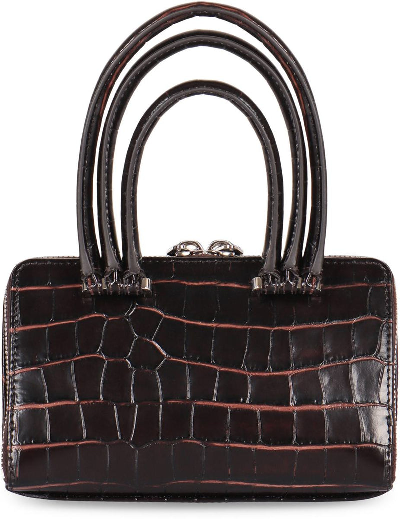 The Attico Mini Bag Friday In Printed Leather