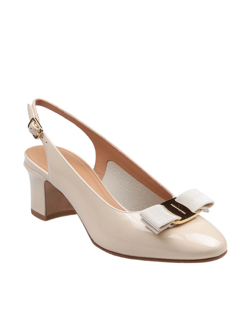 Salvatore Ferragamo Patent Leather Slingback