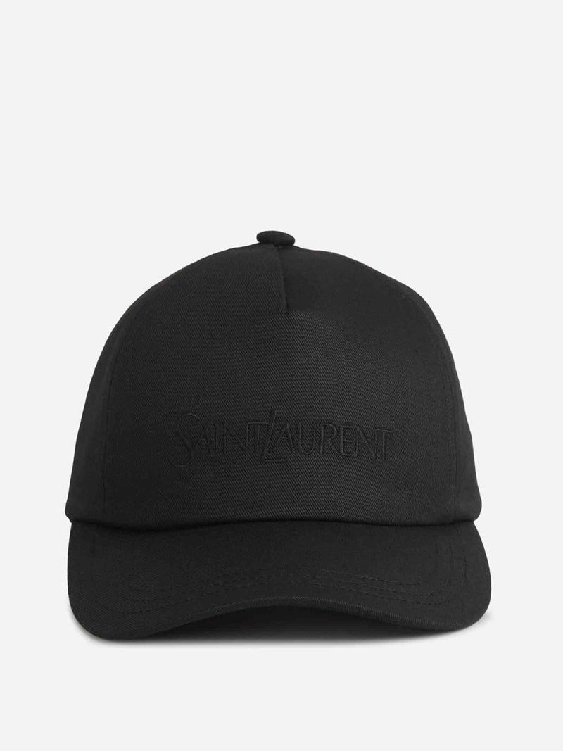 Saint Laurent Cotton Logo Cap