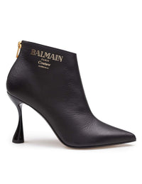 Balmain Leather Ankle Boot