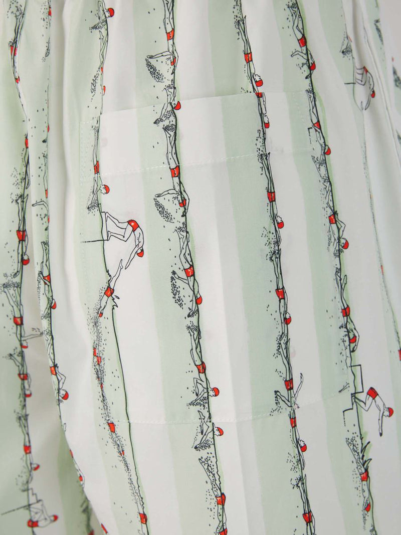 Bottega Veneta Swimmers Printed Bermudas Shorts