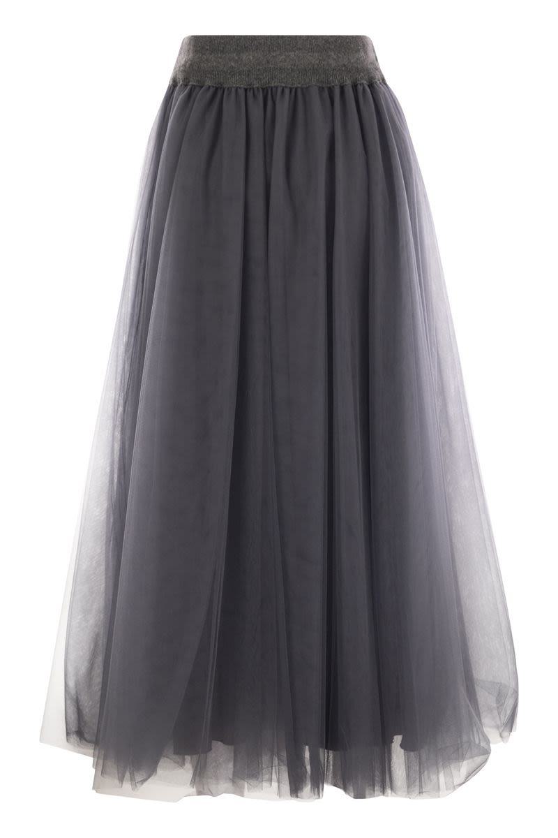 Fabiana Filippi Tulle Midi Skirt