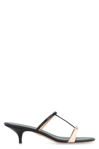 Salvatore Ferragamo Mini Bow Leather Mules