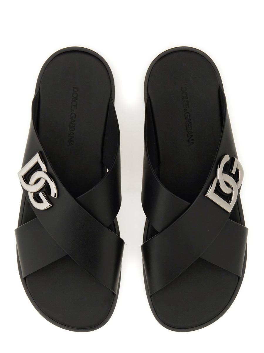 Dolce & Gabbana Leather Sandal