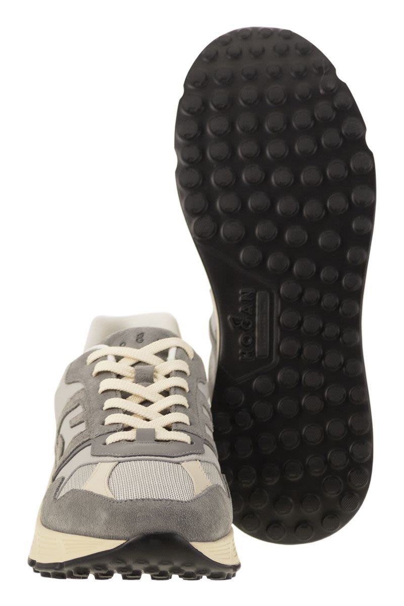 Hogan Hyperlight - Suede And Canvas Sneakers