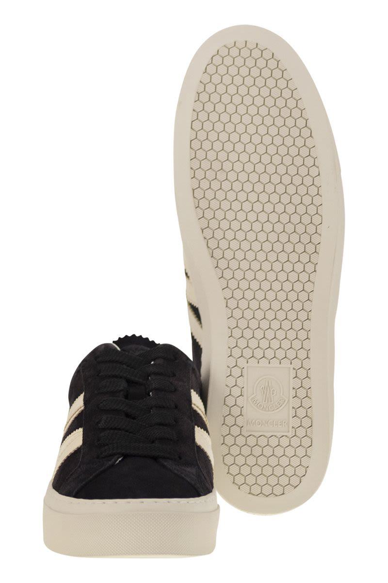 Moncler Monaco2 - Suede And Nubuck Leather Trainers