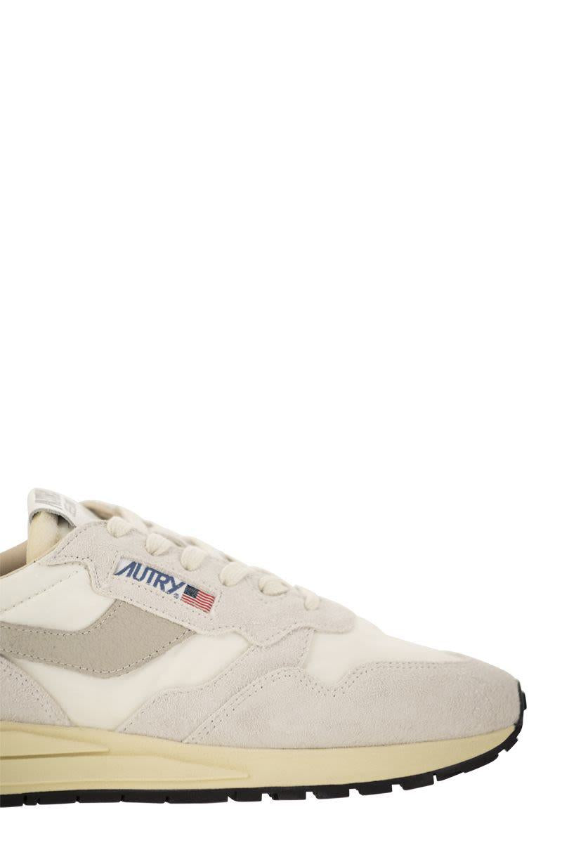 Autry Reelwind - Suede And Technical Textile Trainer