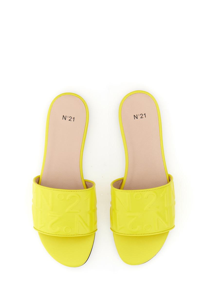 N°21 Slide Sandal With Logo