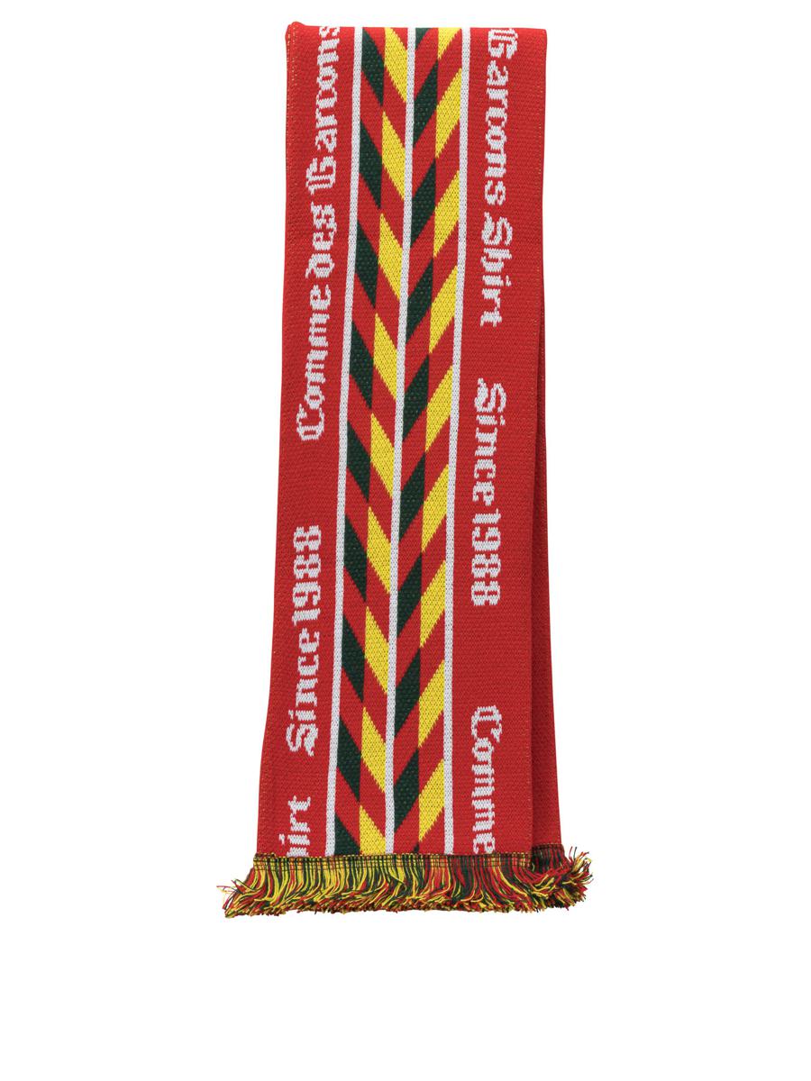 Comme Des Garçons Knitted Fringed Scarf