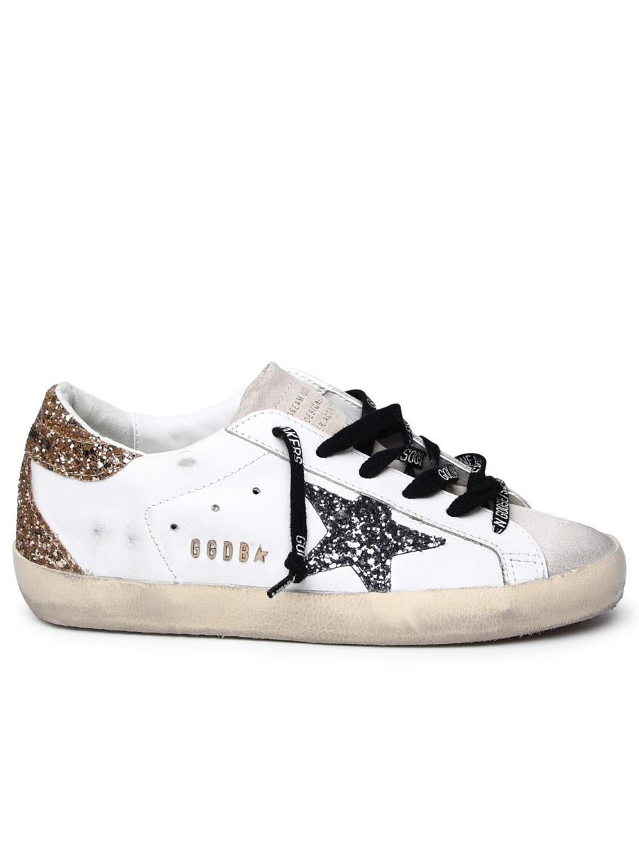 Golden Goose 'Super-Star Classic' White Leather Sneakers
