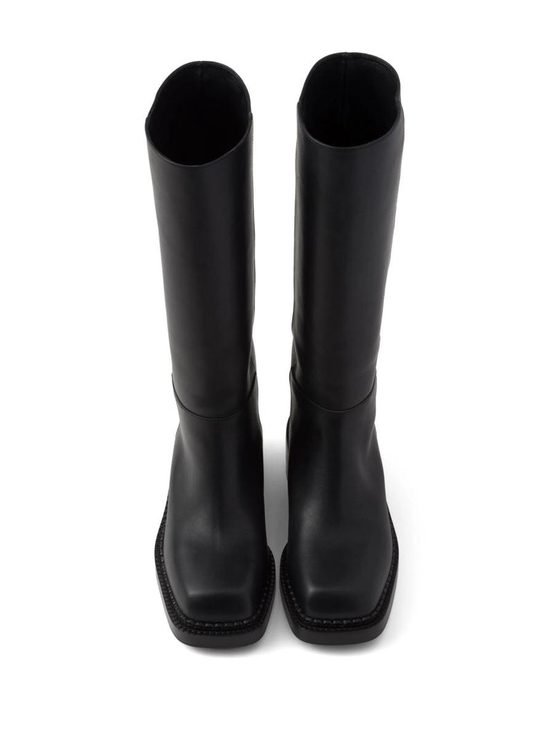 Prada Knee-High 55Mm Leather Boots