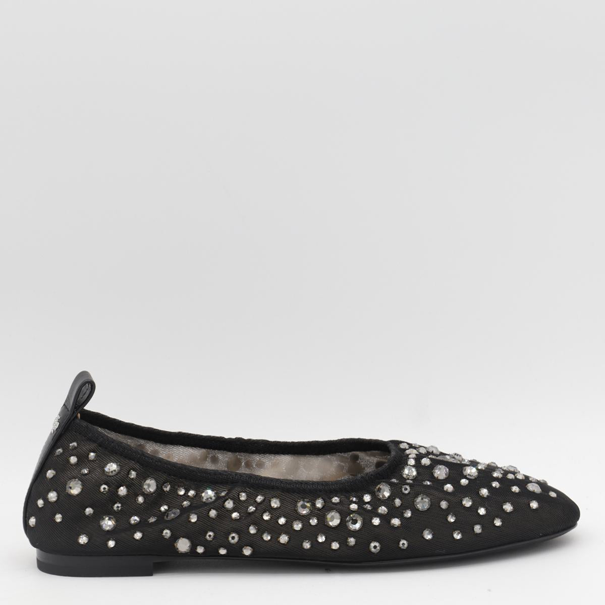 Tory Burch Black Leather Flat