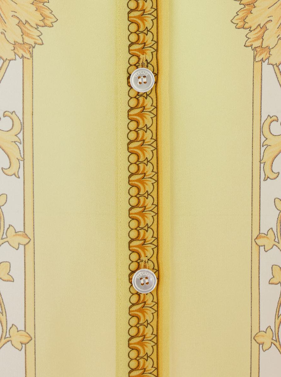 Multicolor Caftan With Button Closure And All-Over Geometric Print In Fabric Woman