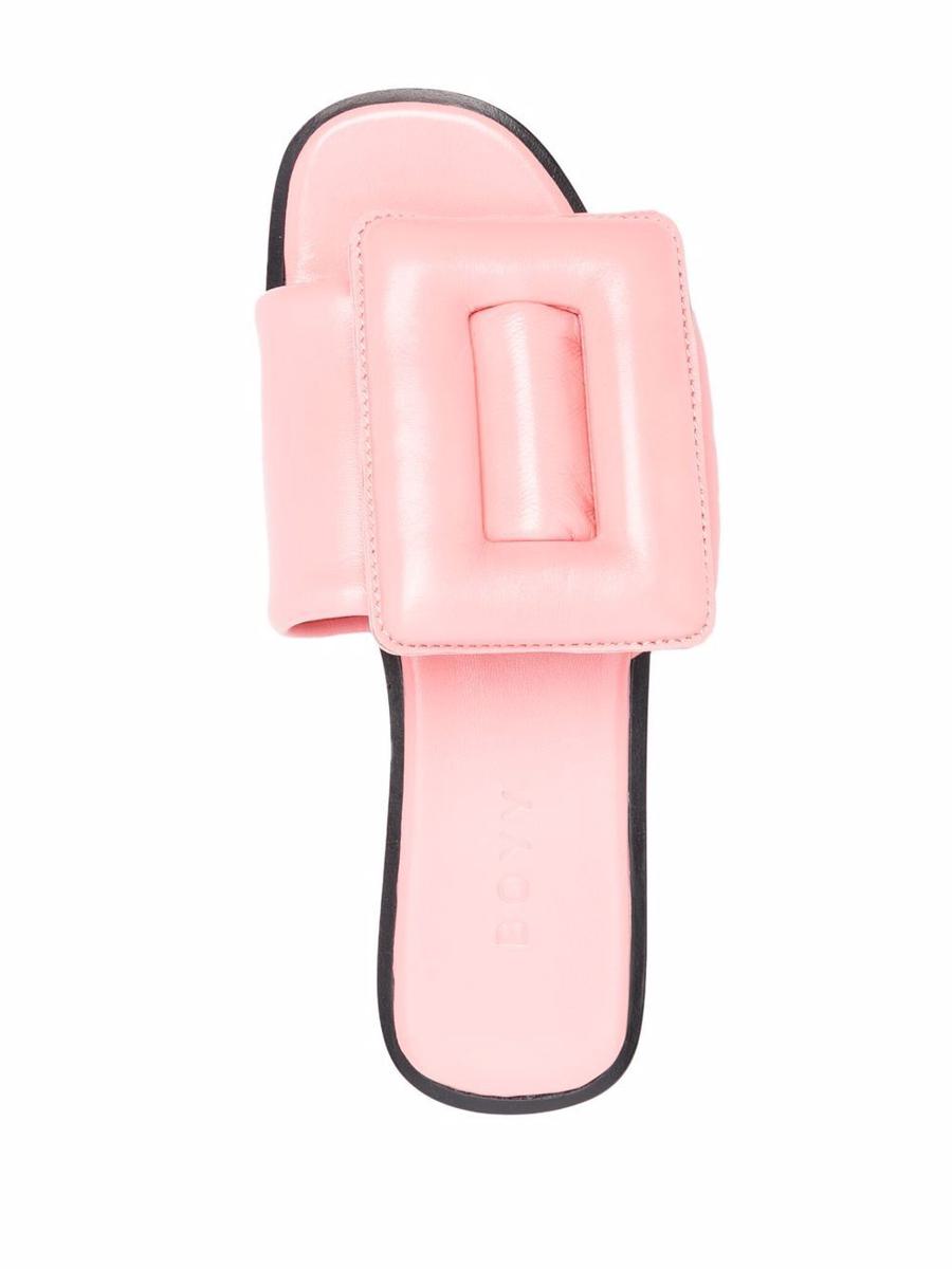 Boyy Puffy Leather Sandals