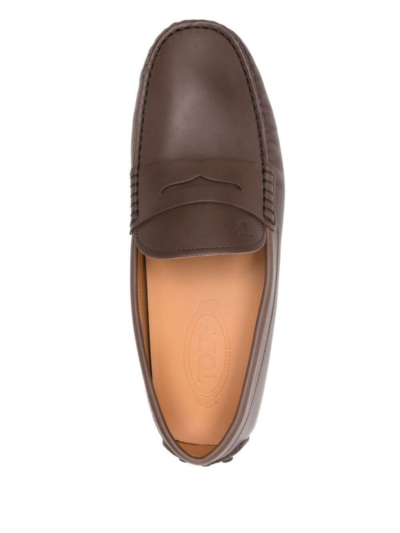 Tod'S Smooth Leather Gommino Driving Loafers Shoes