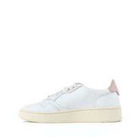 Autry Leather Sneakers With Pink Detail
