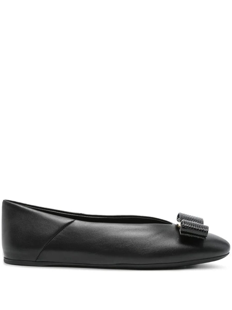 Salvatore Ferragamo Nappa Leather Vanna Ballerinas Shoes