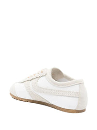 Dries Van Noten Leather Sneakers With Suede Inserts Shoes