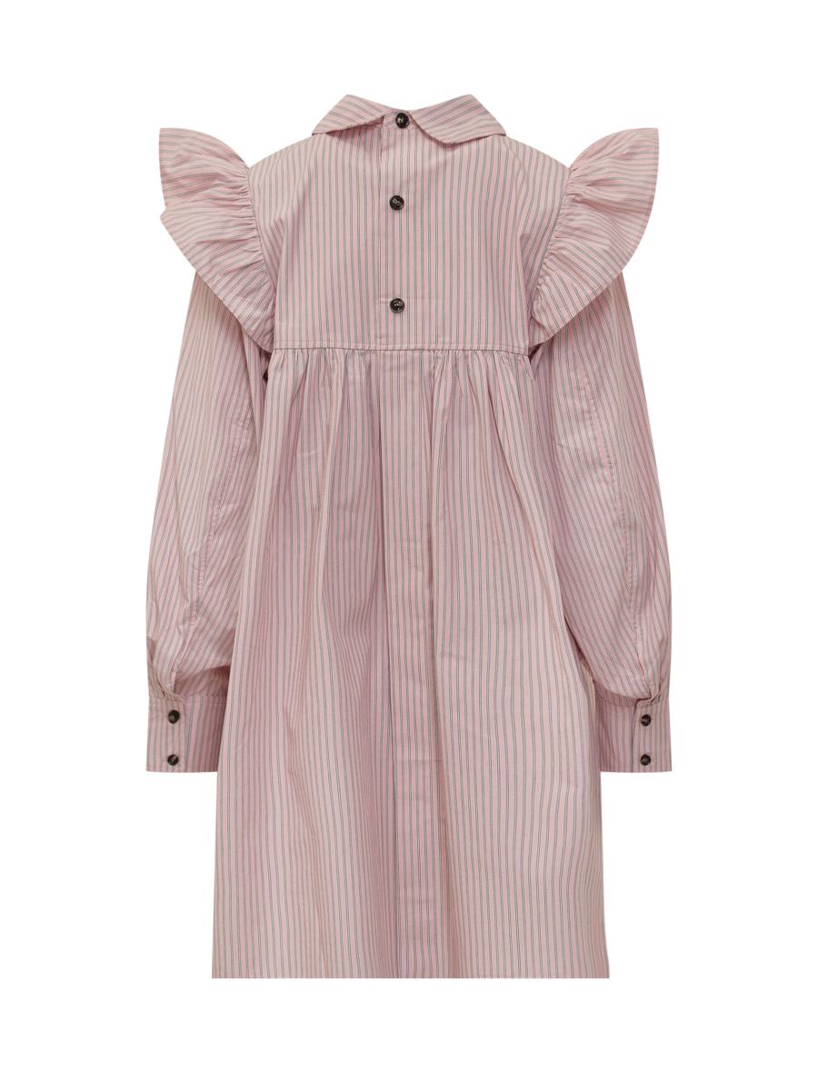 Ganni Mini Dress With Ruffles