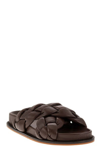 Fabiana Filippi Braided Leather Fussbett Sandal