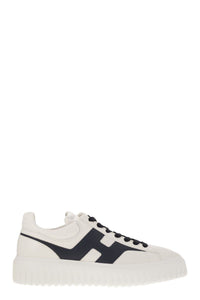 Hogan H-Stripes - Leather Trainers With Side H