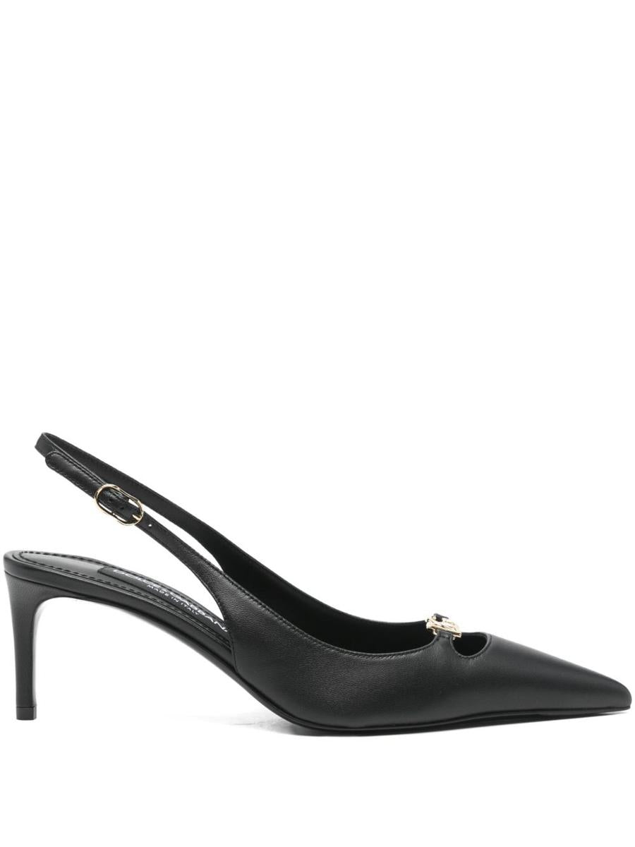 Dolce & Gabbana Leather Slingback Pumps