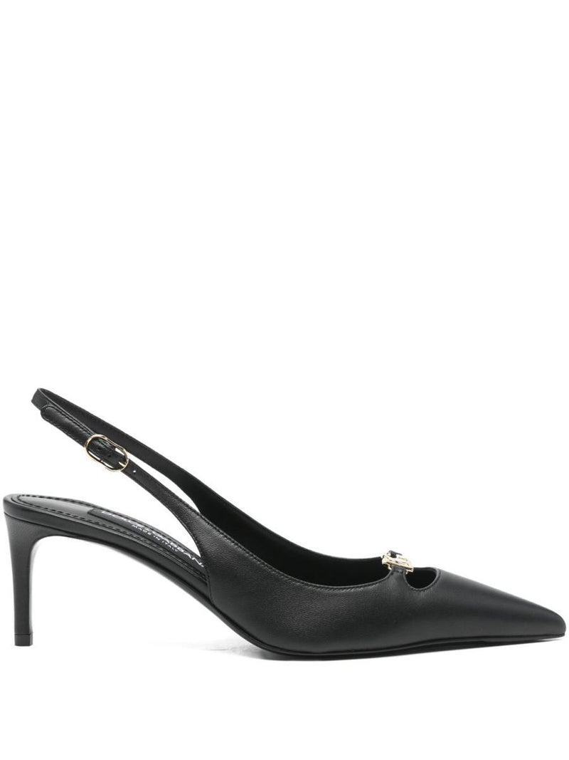 Dolce & Gabbana Leather Slingback Pumps