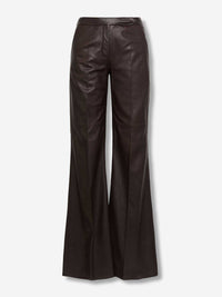 Dorothee Schumacher Flared Leather Pants