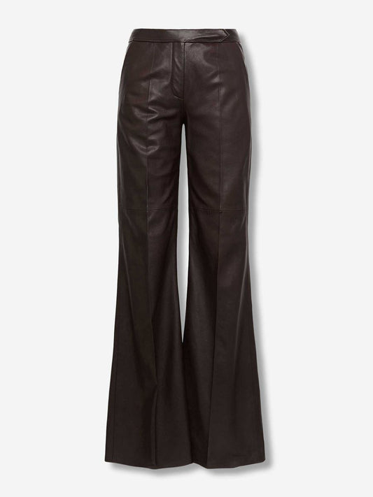 Dorothee Schumacher Flared Leather Pants